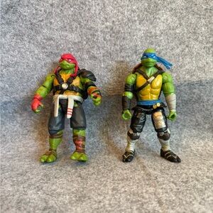 Teenage Mutant Ninja Turtles Movie (2016) Out of The Shadows Raphael & Leonardo